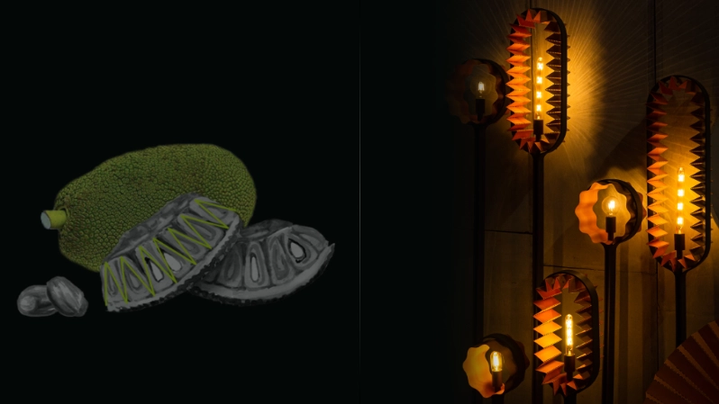 <b>JACKFRUIT</b> LAMP CLUSTER