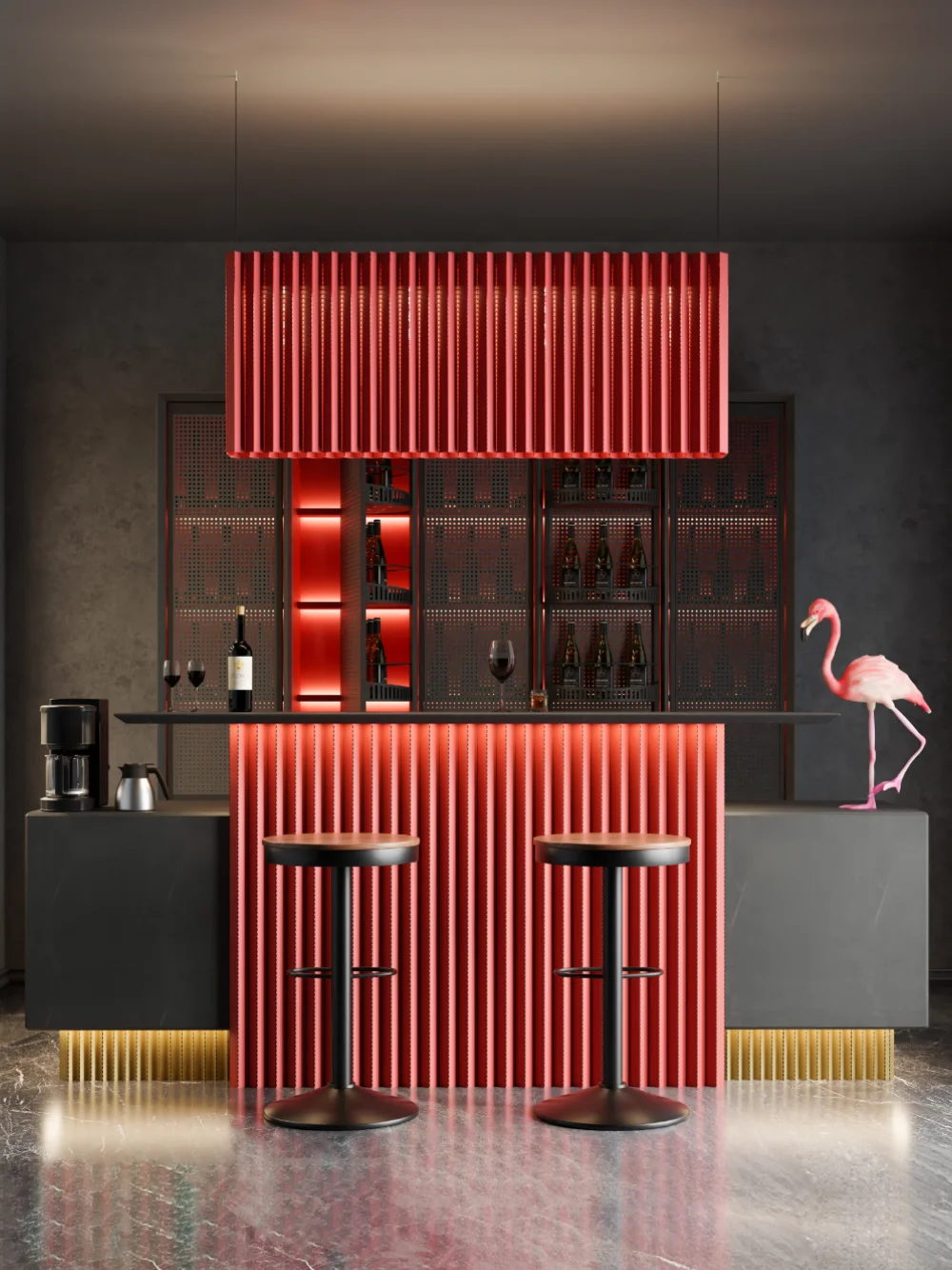 Flamingo Bar Unit