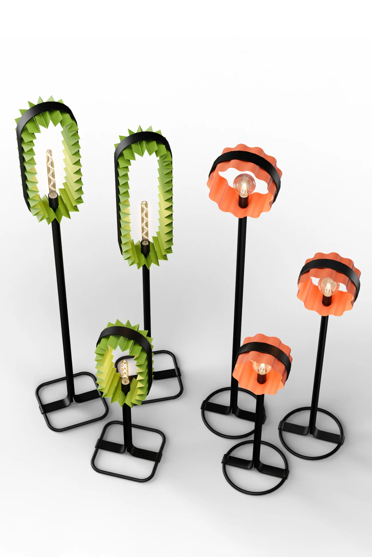 Jackfruit Lamp Cluster