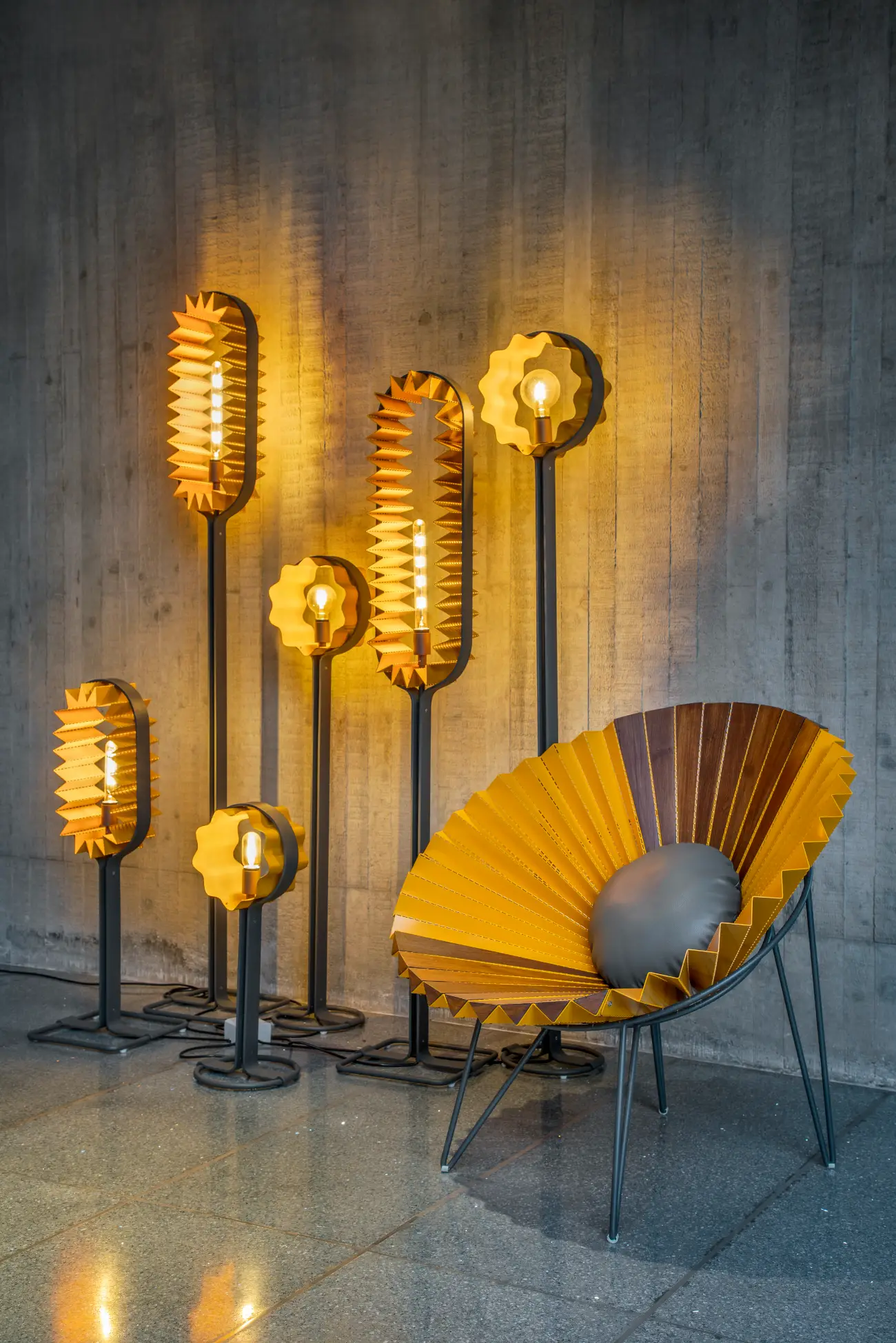 Jackfruit Lamp Cluster