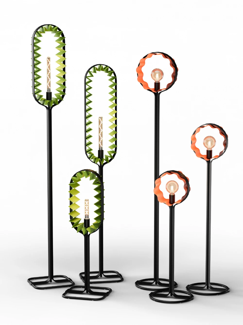 Jackfruit Lamp Cluster