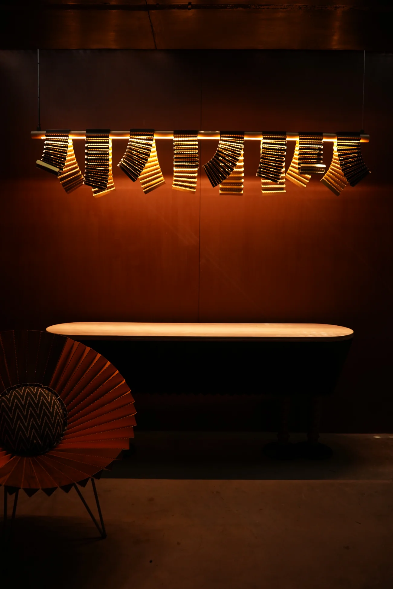 Muslin Hanging Light