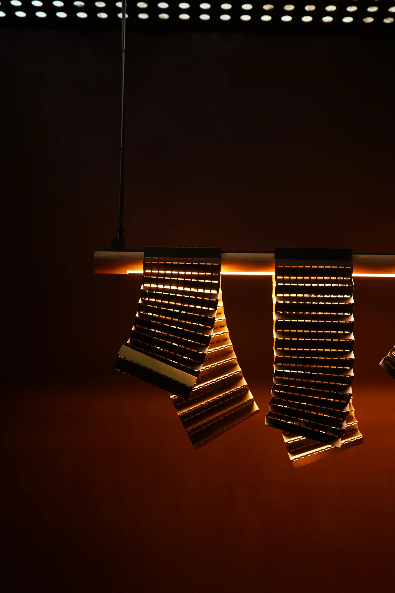 Muslin Hanging Light