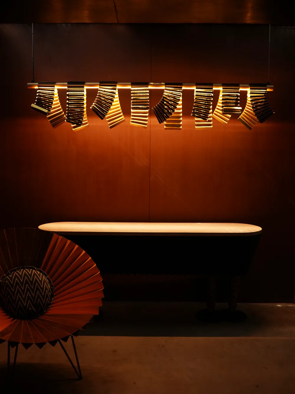 Muslin Hanging Light