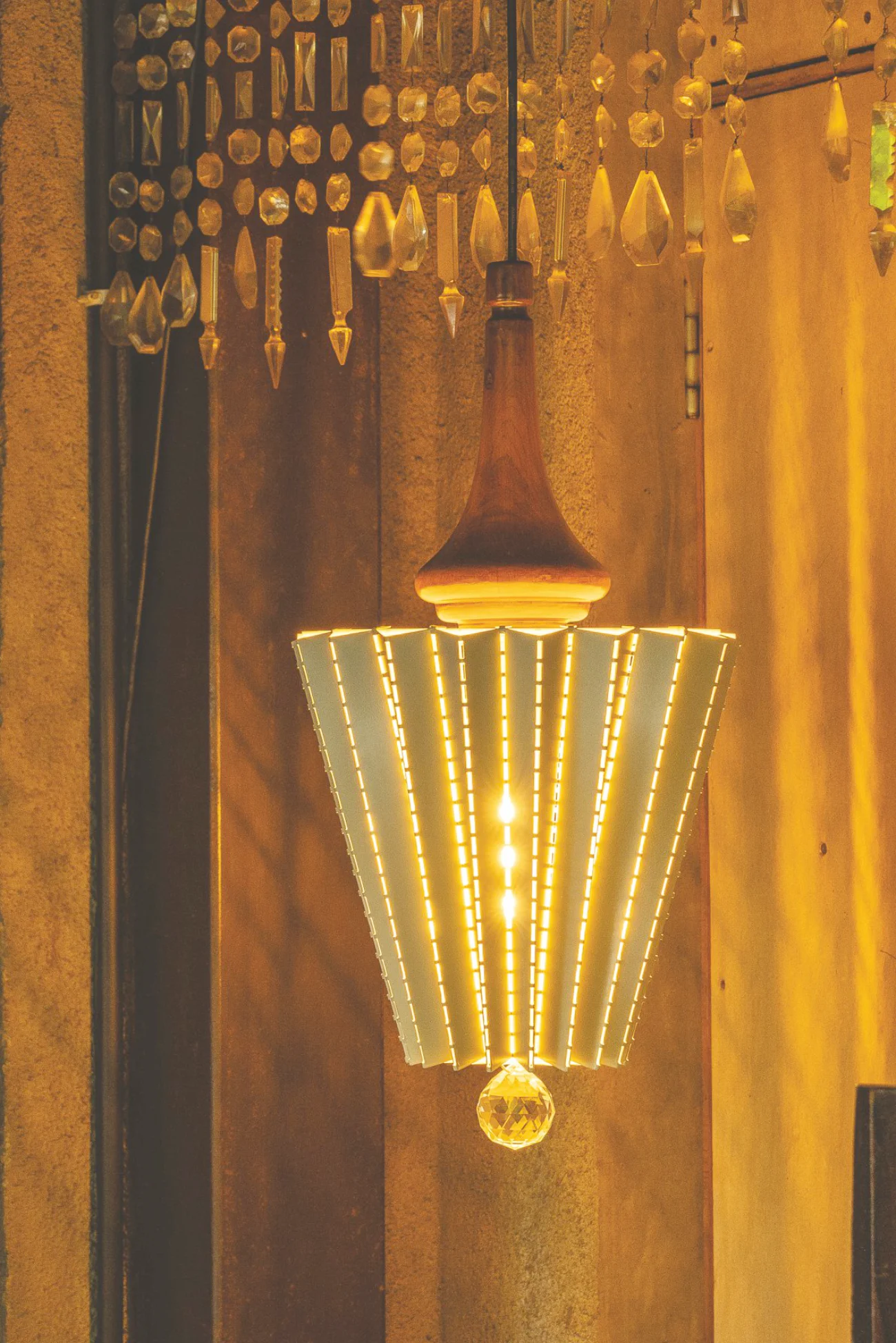 Upside Down Hanging Light