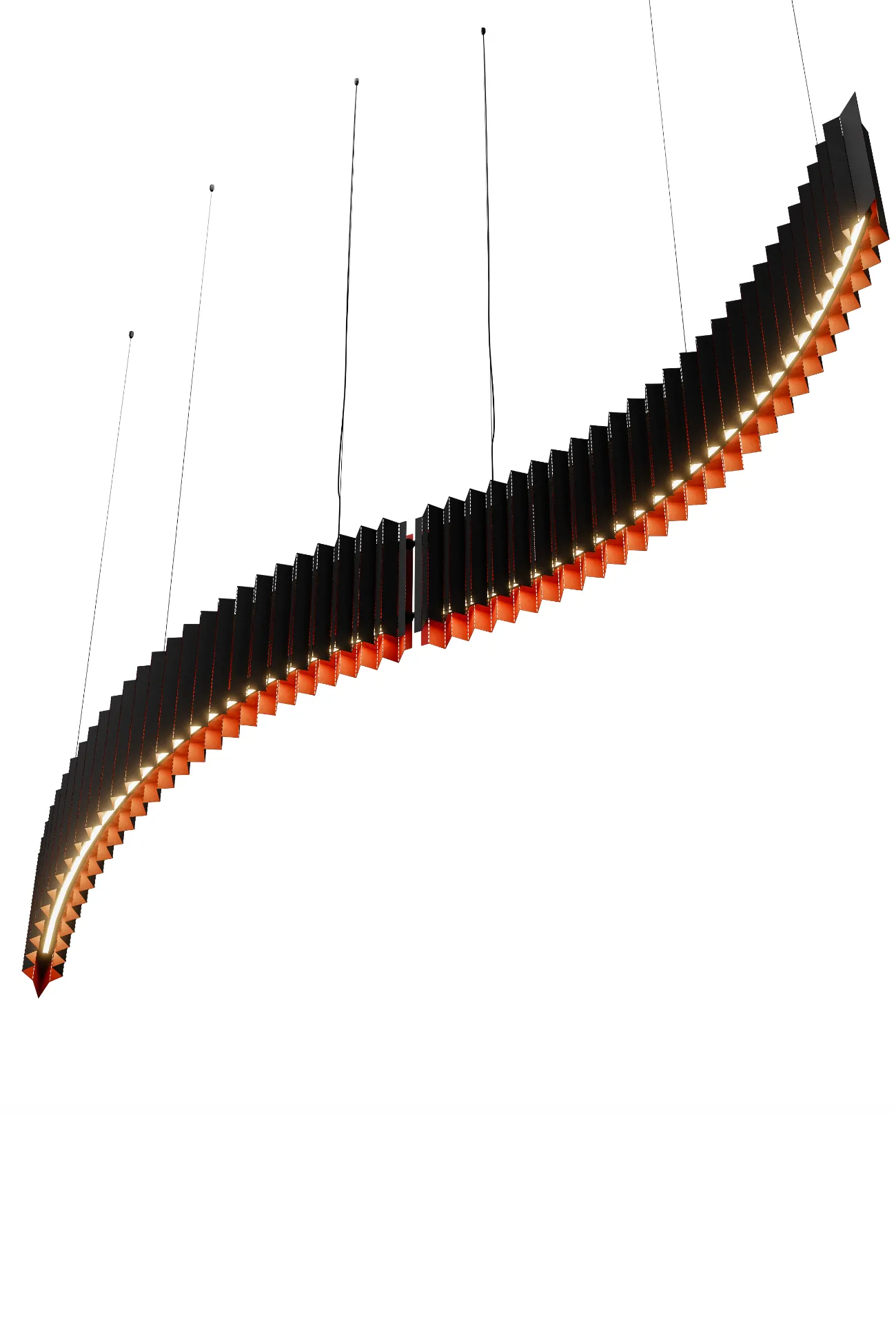 Serpentine Modular Hanging Lights